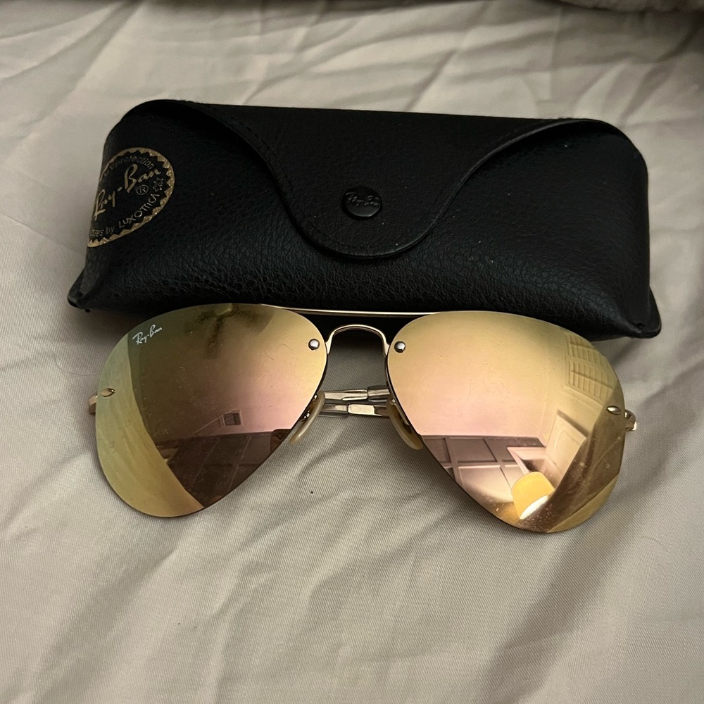 Gold on Gold Ray Ban Sunglasses